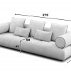 Designová big sofa 3-sed CASABLANCA