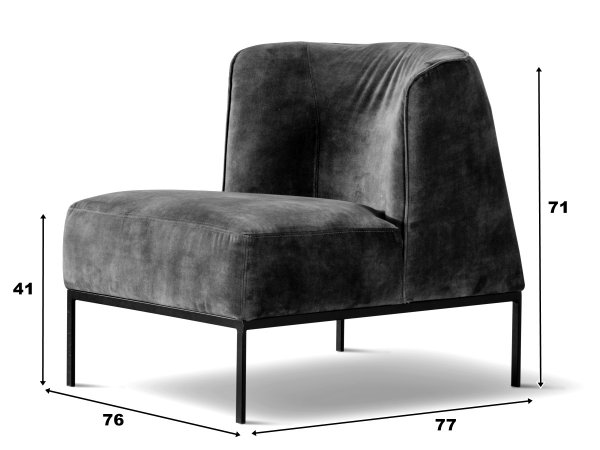 Designové křeslo BROOKS