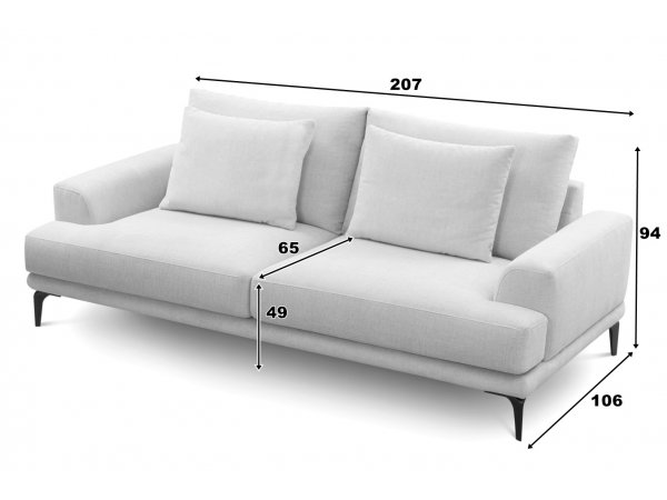 Designová pohovka 2-sed ARTIS