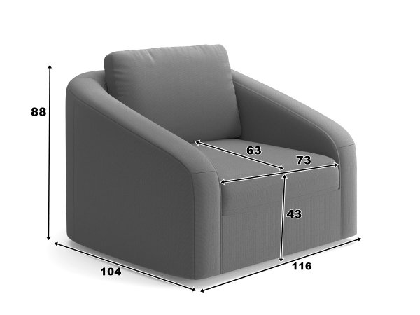 Moderní křeslo JAZZ