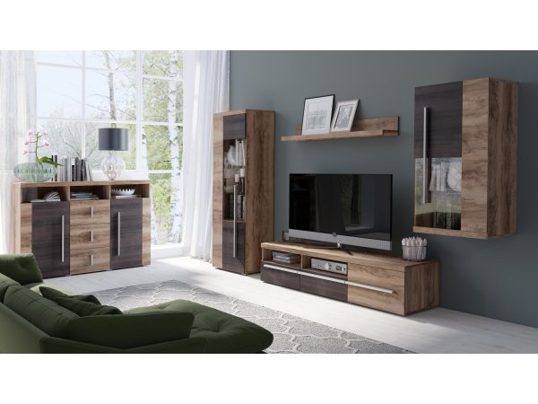 Obývací sestava ROGER ořech Satin/touchwood