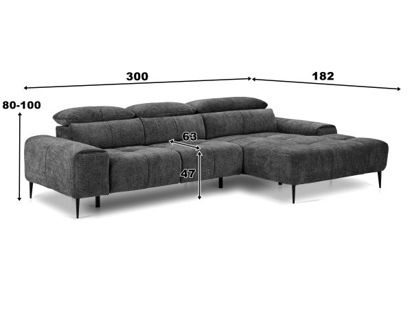 Rohová sedací souprava THEO