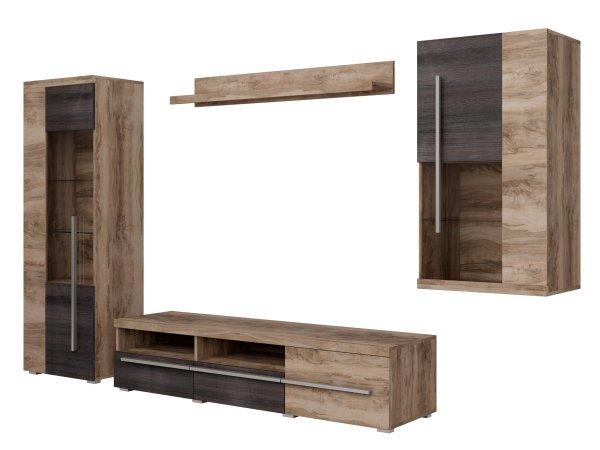 Obývací sestava ROGER ořech Satin/touchwood