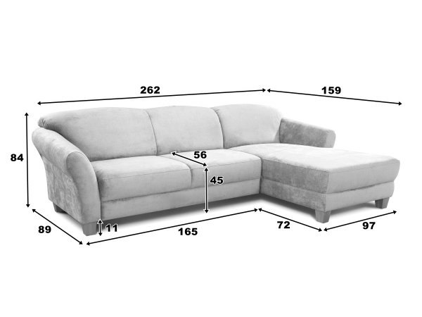 Rohová sedací souprava GOTLAND 3