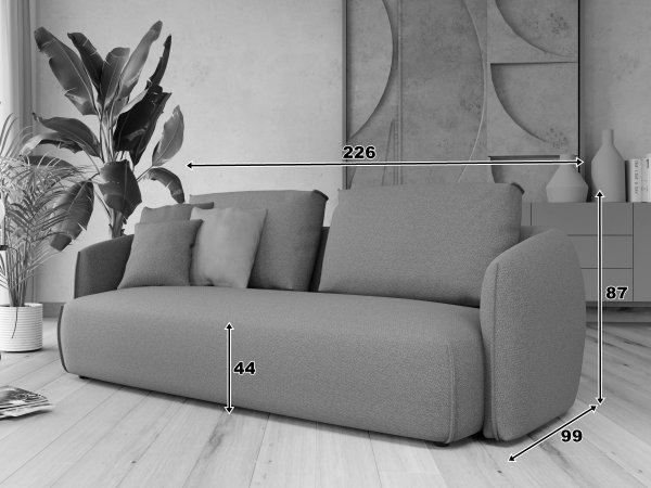 Moderní pohovka 3-sed KONA