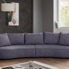 Designová zaoblená pohovka SANA