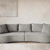 Designová zaoblená pohovka SANA