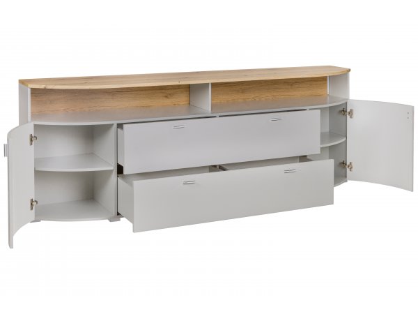 Obývací stěna světle šedá SAMBUCA