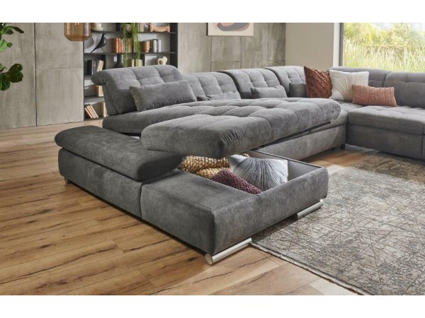 Rohová sedací souprava do tvaru U SANTA LUCIA 2