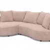 Designová zaoblená rohová sedací souprava SANA