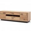 Televizní komoda SALVADOR (typ 30) dub sukatý bělený