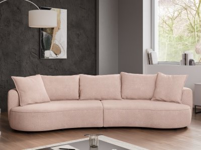 Designová zaoblená pohovka SANA