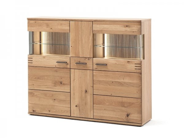 Komoda do obývacího pokoje SALVADOR (typ 05) dub sukatý bělený