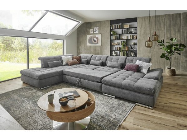 Rohová sedací souprava do tvaru U SANTA LUCIA 2