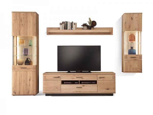 Nábytek do obývacího pokoje SALVADOR II dub sukatý bělený