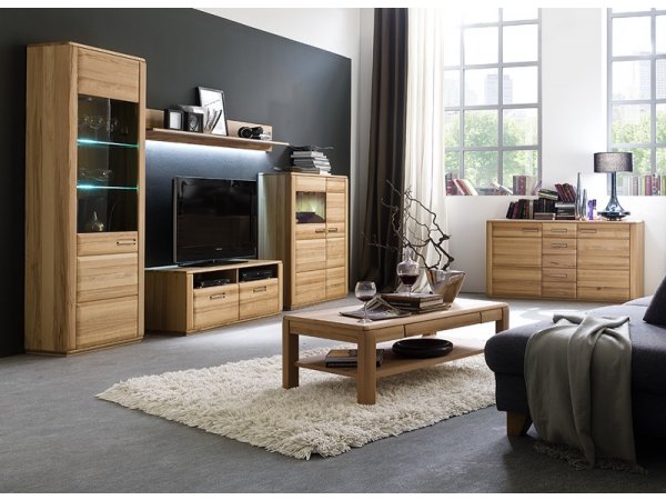 Komoda do obývacího pokoje typ 01 XENA buk masiv olejovaný