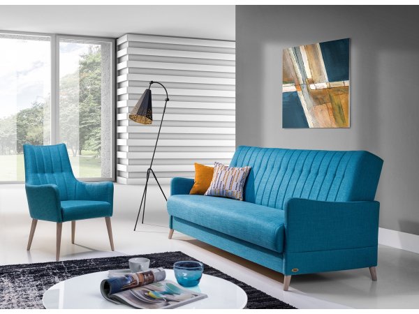 Rozkládací pohovka s úložným prostorem VITTORIO