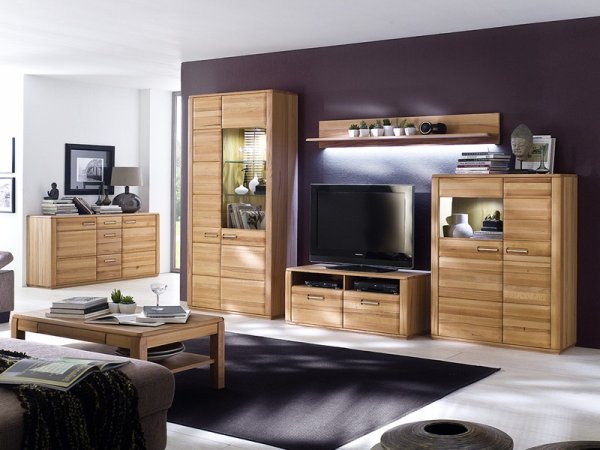 Komoda do obývacího pokoje typ 01 XENA buk masiv olejovaný