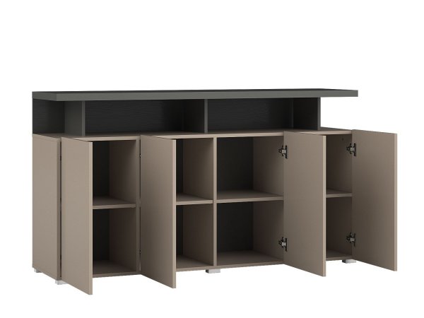 Nábytek do obývacího pokoje SERIO 2 Congo-antracit/černá