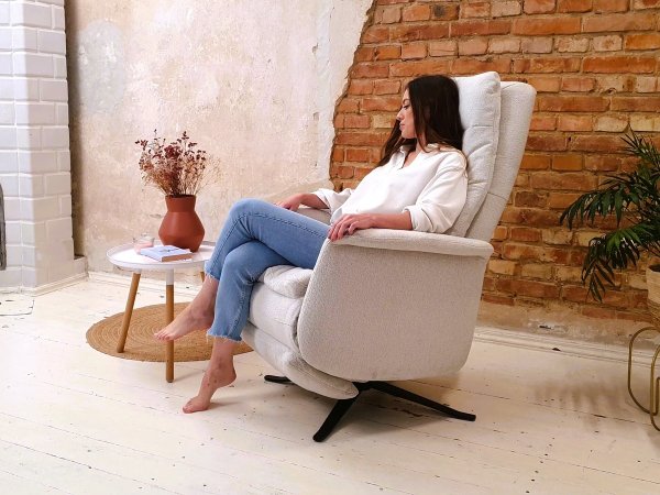 Otočné a polohovací křeslo SENSMOR