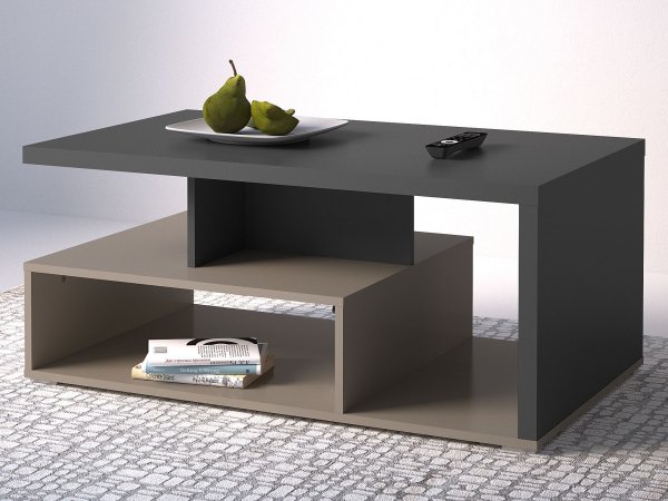 Konferenční stolek SERIO (typ 99) Congo-antracit/černá