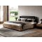 Postel s čalouněným čelem SIGMA 160x200 dub flagstaff