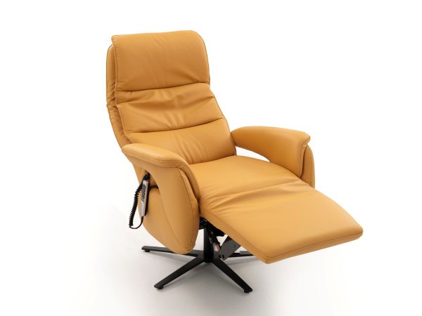 Kožené polohovací televizní křeslo SITZGEFÜHL HV SMARTLINE