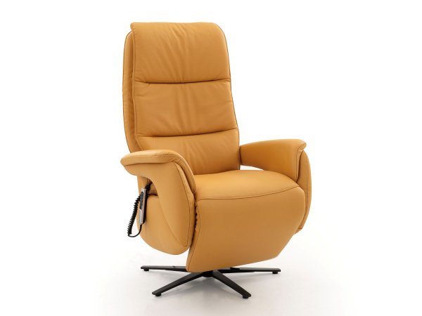 Kožené polohovací televizní křeslo SITZGEFÜHL HV SMARTLINE