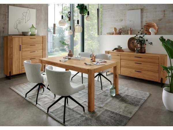 Dubový nábytek do obývacího pokoje z masivu ARTISAN dub přírodní