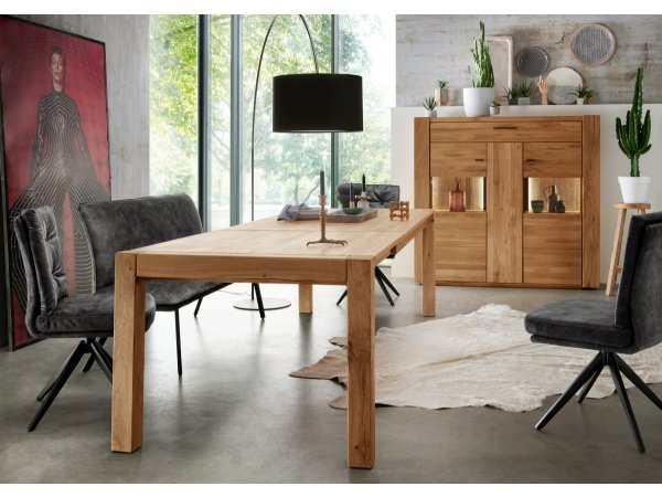 Dubový nábytek do obývacího pokoje z masivu ARTISAN dub přírodní