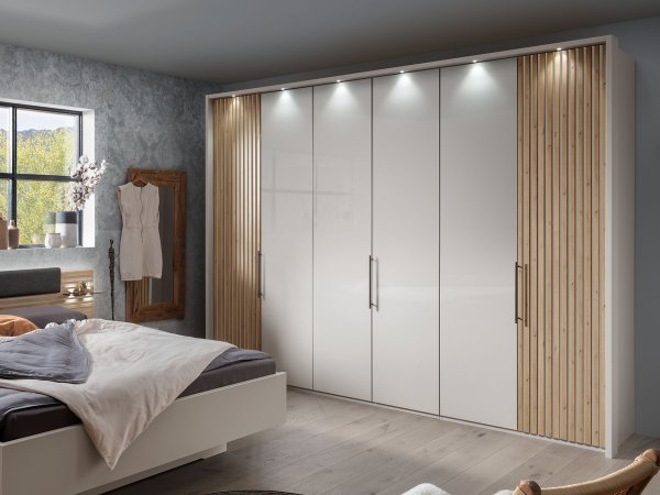 Ložnicová sestava NEVADA šedá/dub bianco