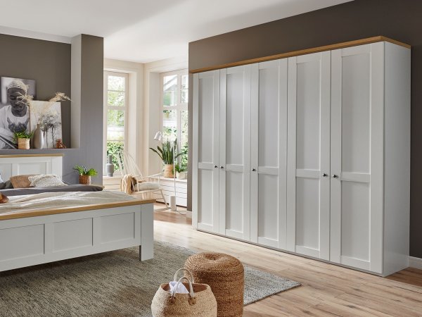 Ložnicová sestava MARLOW bílá/dub bianco