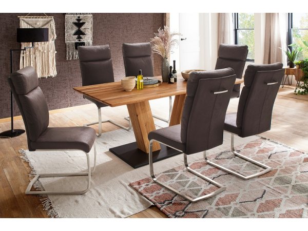 Židle jídelní RABEA/RILEY antik hnědá