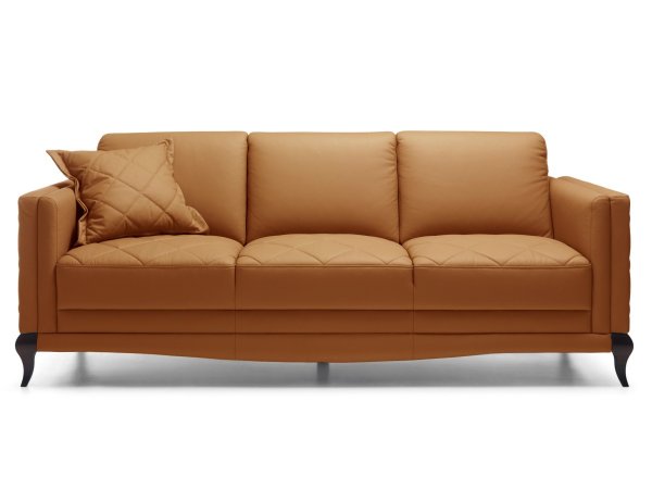 Kožená pohovka 3-sed VEDUZ