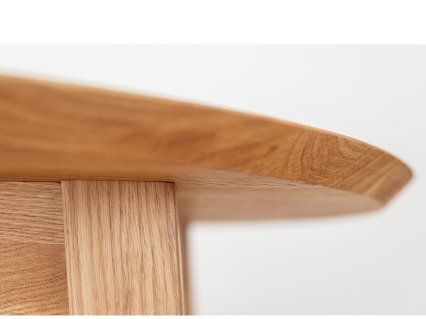 Kulatý jídelní stůl TELLO 110 cm z dubového masivu