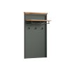 Věšák do předsíně STANTON (typ 2209-440-04) tmavě zelená/dub Evoke