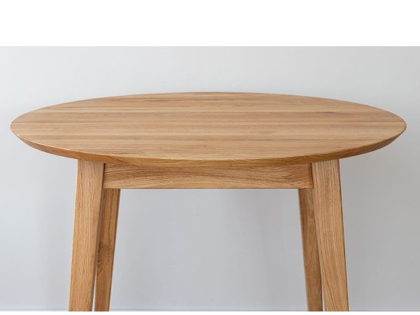 Kulatý jídelní stůl TELLO 110 cm z dubového masivu