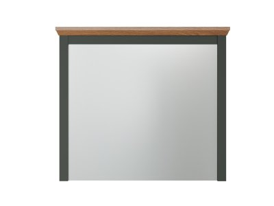 Zrcadlo do předsíně STANTON (typ 2209-450-04) tmavě zelená/dub Evoke