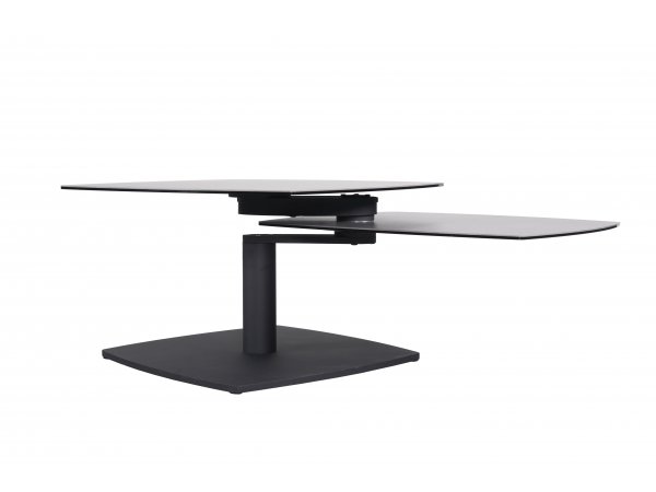 Konferenční stolek SUSAKI keramika antracit/kov černý mat