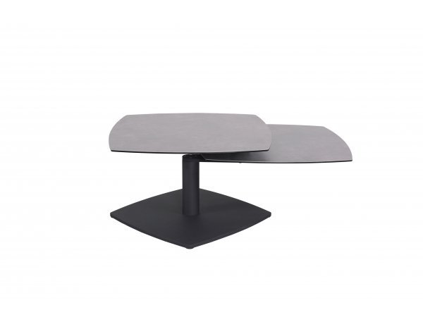 Konferenční stolek SUSAKI keramika antracit/kov černý mat