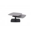 Konferenční stolek SUSAKI keramika antracit/kov černý mat