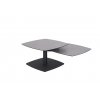 Konferenční stolek SUSAKI keramika antracit/kov černý mat