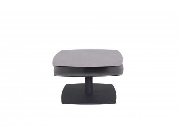 Konferenční stolek SUSAKI keramika antracit/kov černý mat