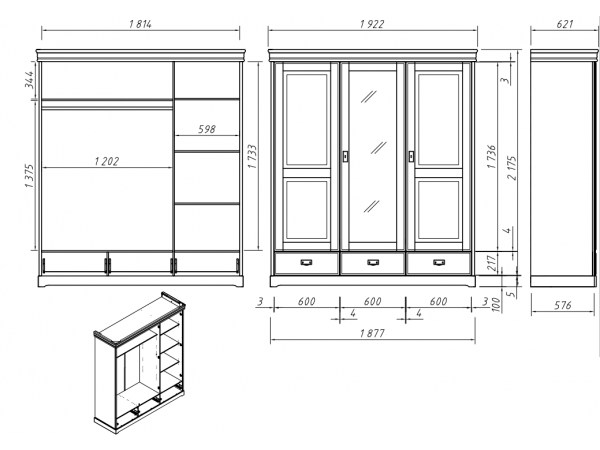 Ložnice KANIA 2 z finské borovice