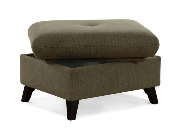 Rohová sedací souprava do tvaru U s nastavitelnou hloubkou sedáku HEDEN