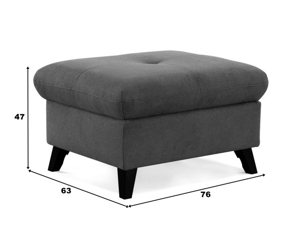 Sedací souprava s nastavitelnou hloubkou sedáku HEDEN 3+2+taburet