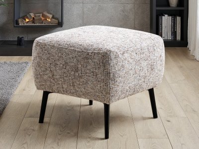 Designový čtvercový taburet TALVI s volitelnými nožičkami