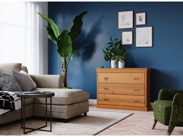 Komoda KANIA 3S z masivní borovice