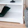Regál KANIA z finské borovice bílá