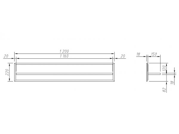 Police KANIA z finské borovice
